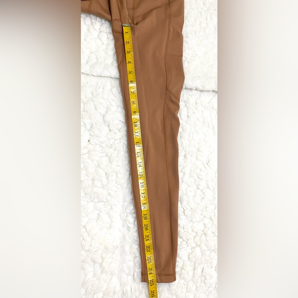 American Eagle Womens XS Tan Pocket Leggings Boho Fall Activewear Streetwear - Picture 10 of 12
